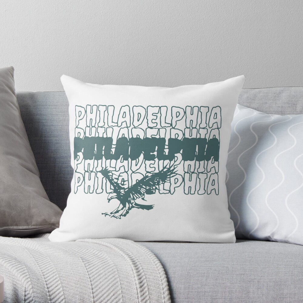 Green Philadelphia Eagles 16'' x 16'' Jersey Pillow