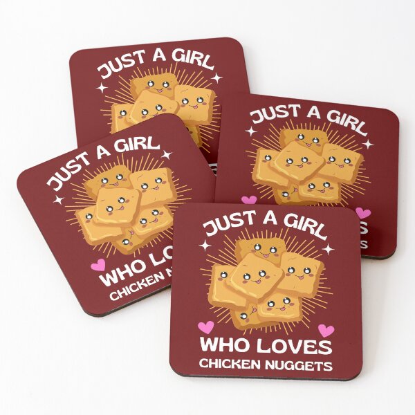 Item preview, Amante divertido de los nuggets gastronómicos Mujeres Solo una chica que ama los nuggets de pollo La comida rápida designed and sold by LittleZea.