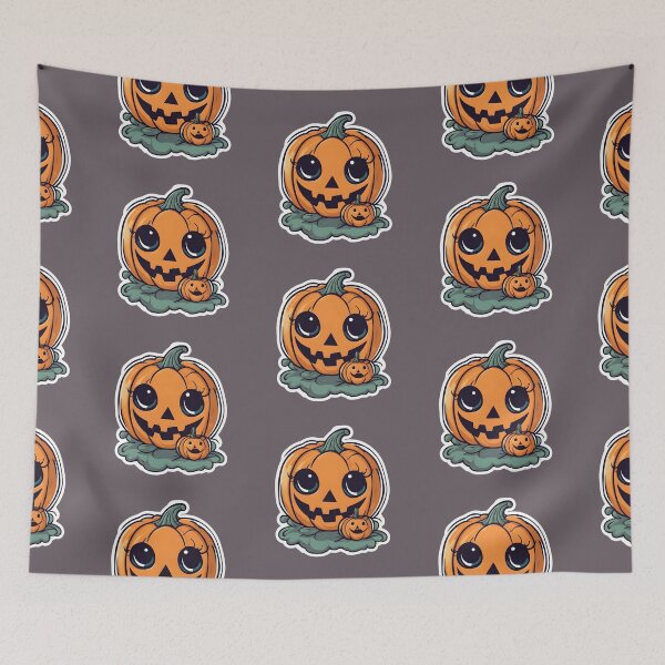 Item preview, Cute halloween jack o'lantern designed and sold by MiniCharm.