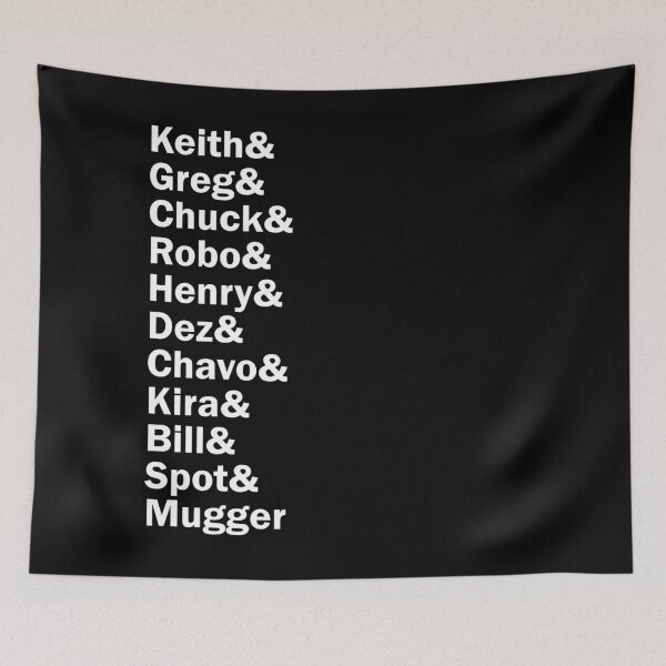 Item preview, Funny Names x Black Flag designed and sold by 3dmuckychris.
