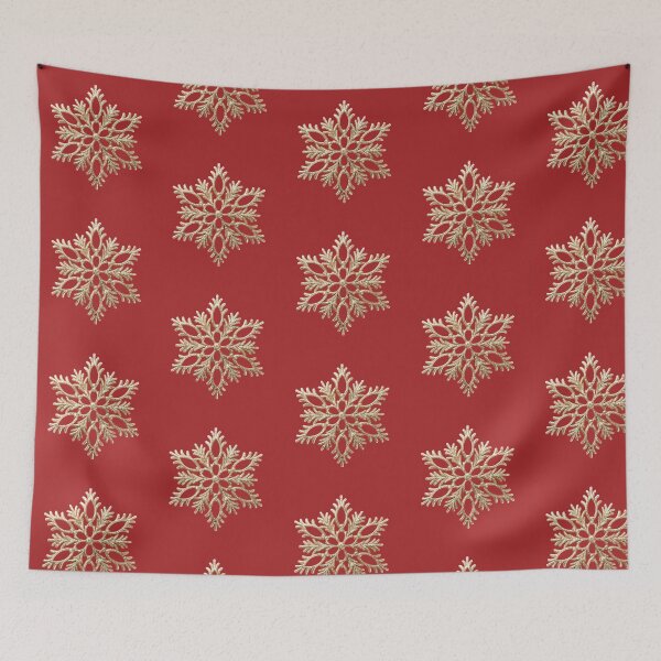 Item preview, Gold Glitter Christmas Snowflake designed and sold by shopcosmiclatte.