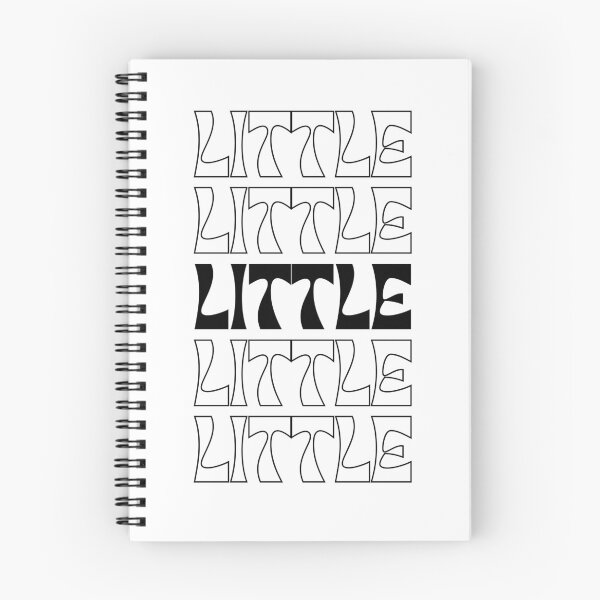 Item preview, Big/Little Letters Stack - Black "Little" designed and sold by Jenna Cage.