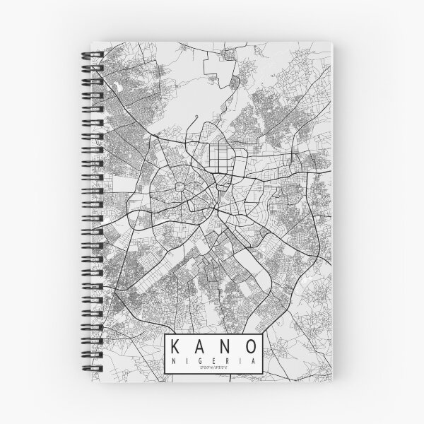 Item preview, Kano City Map of Nigeria - Light designed and sold by deMAP.
