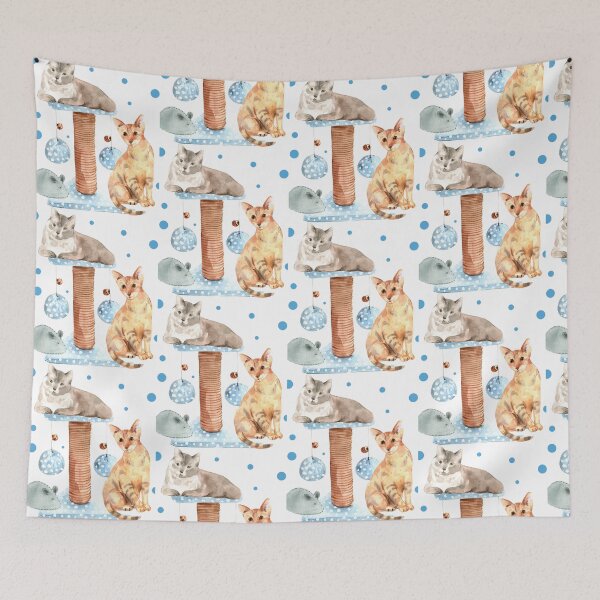 Item preview, Cute Kitten Throw Blanket designed and sold by chigara.
