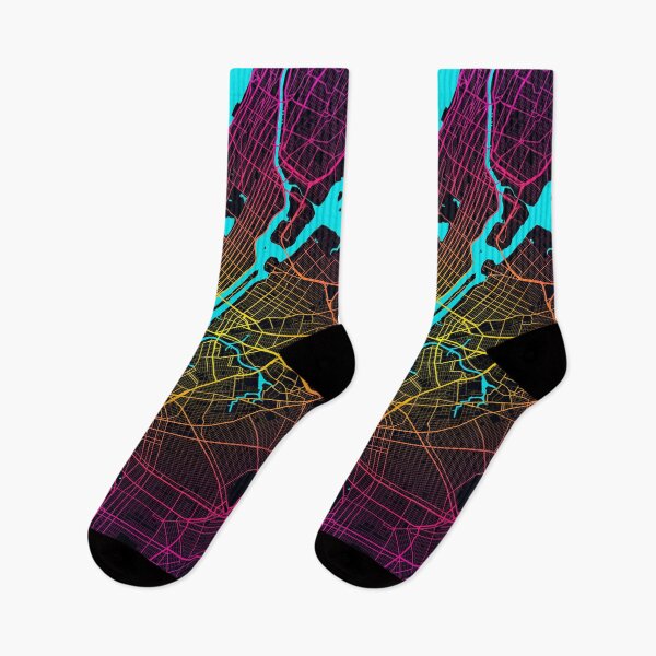 Item preview, New York City Map of the United States - Neon designed and sold by deMAP.