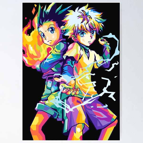 *Legit Poster* Hunter X Hunter Anime Gon Killua Group Key Art Wallscroll  #86928