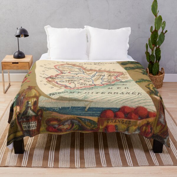 Item preview, Vintage Map of Nice France (1890) designed and sold by BravuraMedia.