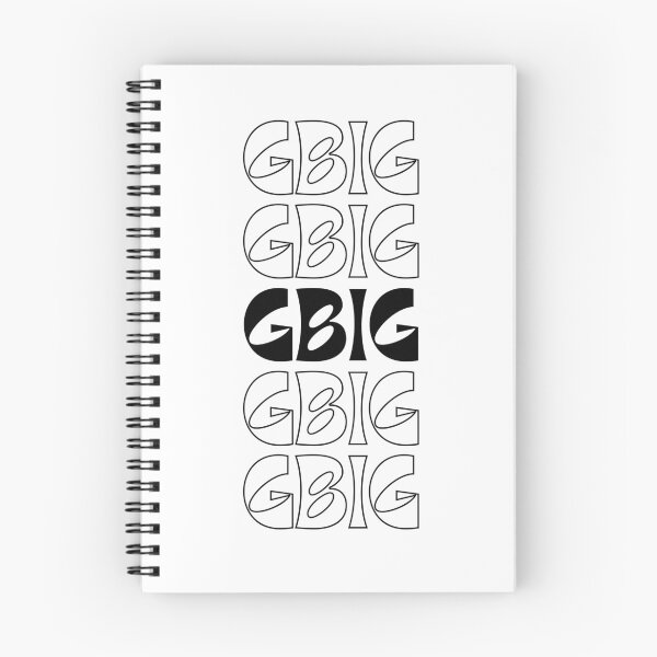 Item preview, Big/Little Letters Stack - Black "GBig" designed and sold by Jenna Cage.