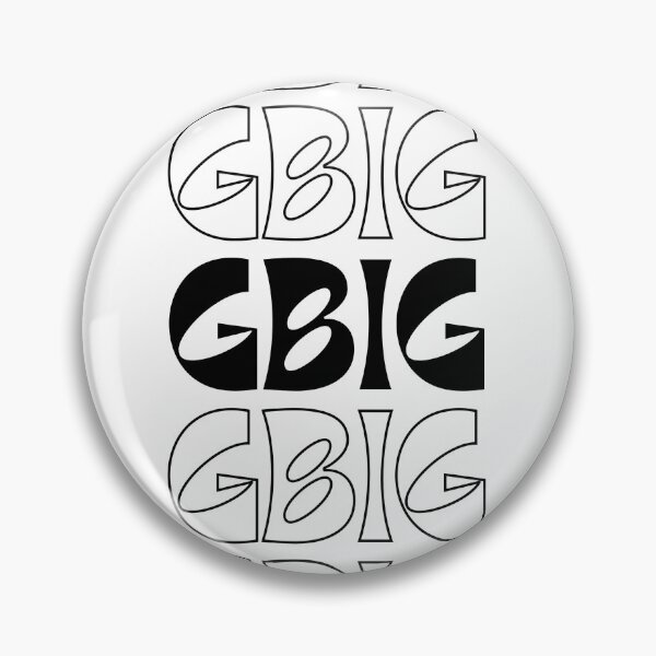 Item preview, Big/Little Letters Stack - Black "GBig" designed and sold by Jenna Cage.