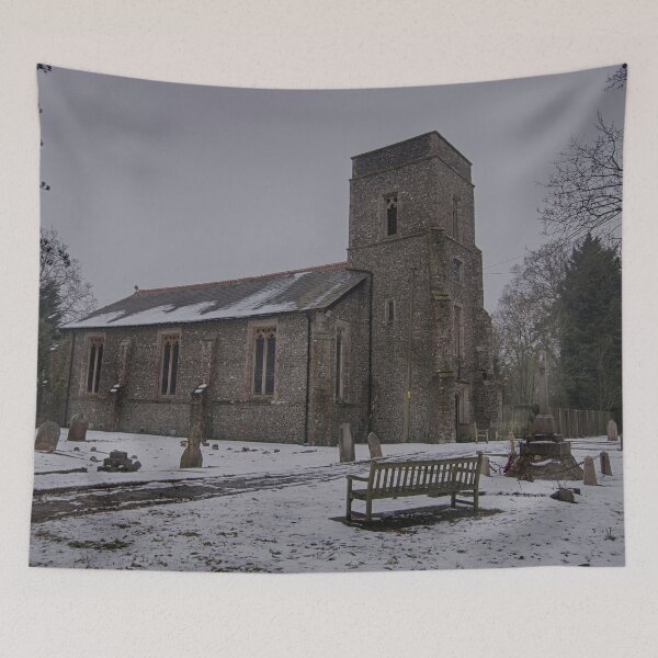 Item preview, Dunkirk Church In Winter designed and sold by Dave Godden.