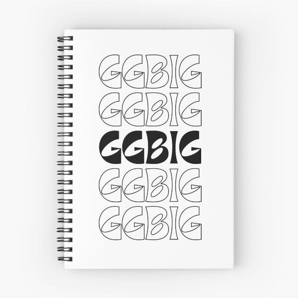 Item preview, Big/Little Letters Stack - Black "GGBig" designed and sold by Jenna Cage.