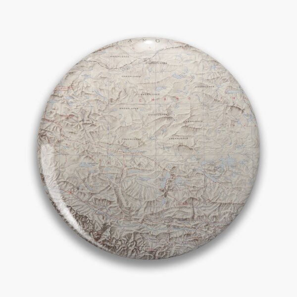 Item preview, Vintage Map of Tibet (1955) designed and sold by BravuraMedia.