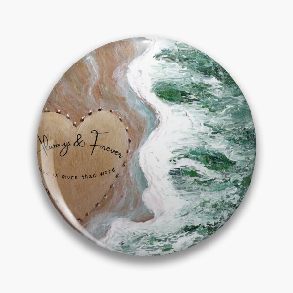 Item preview, Always and Forever, Heart on Beach designed and sold by Roy & Tiffany.