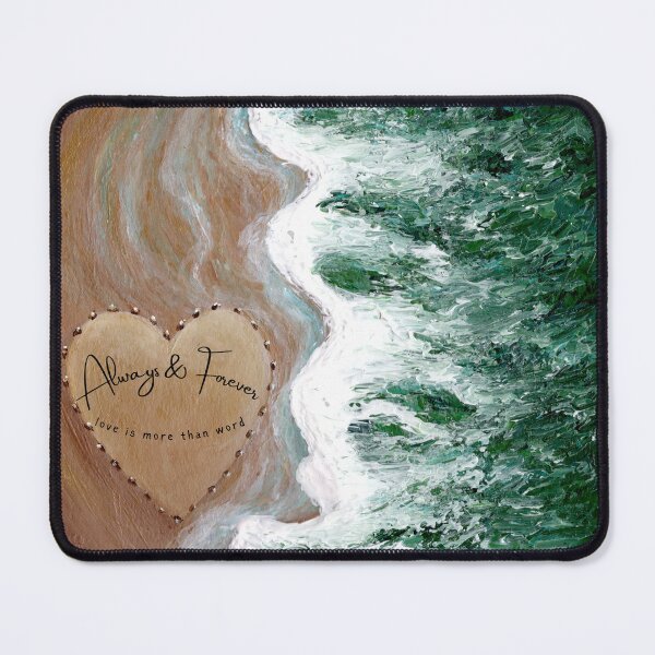 Item preview, Always and Forever, Heart on Beach designed and sold by Roy & Tiffany.