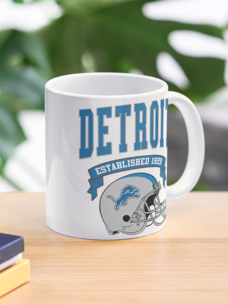 Detroit Lions Football Mug