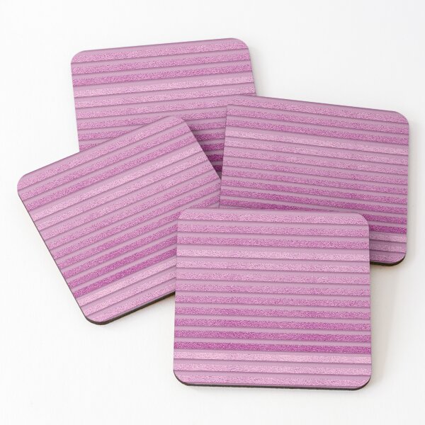 Item preview, Pink striped Canvas Art designed and sold by ChainsArt.