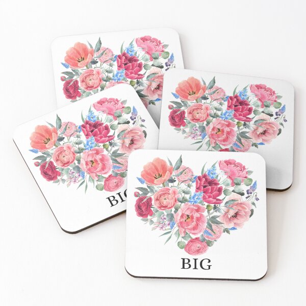 Item preview, Big/Little Flower Heart - "Big" designed and sold by Jenna Cage.