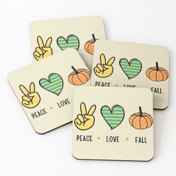 Item preview, Peace Love Fall Pumpkin Cute designed and sold by Cozy-Home10.