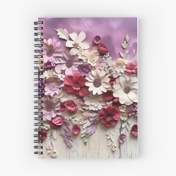 Item preview, 3-dimensional colorful flowers art print designed and sold by dcrc.