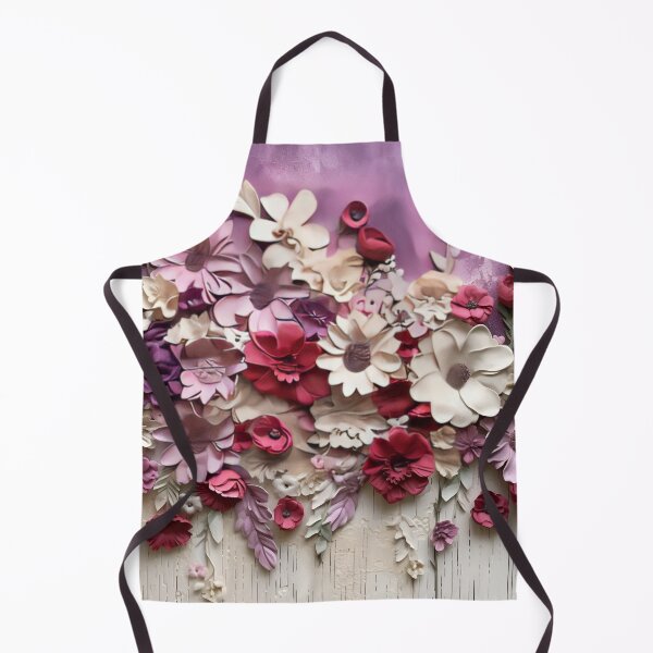 Item preview, 3-dimensional colorful flowers art print designed and sold by dcrc.