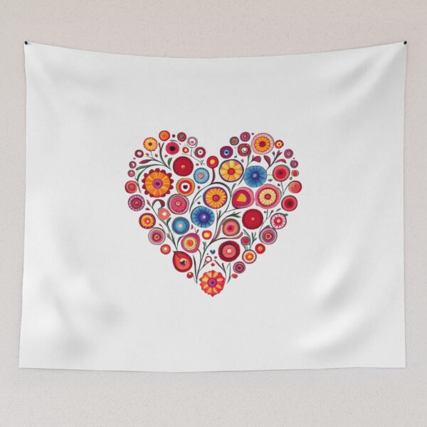 Item preview, Peace and love floral design. Simplicity, elegance and neatness designed and sold by BRINDELEGARD.