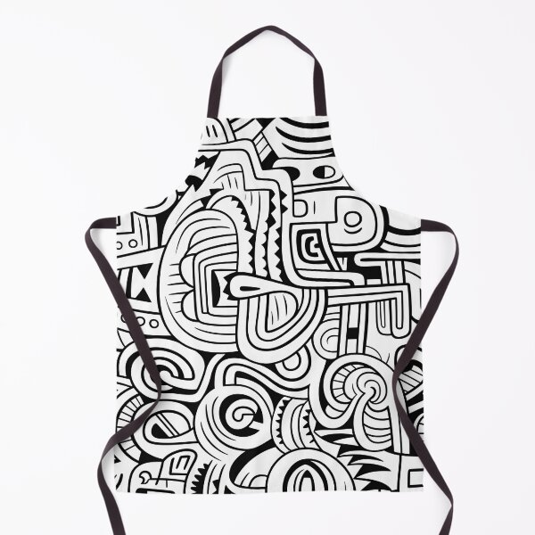 Item preview, Doodle Abstract art awkward shapes designed and sold by TheRightHonMP.