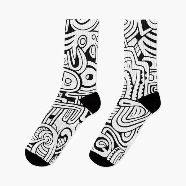 Item preview, Doodle Abstract art awkward shapes designed and sold by TheRightHonMP.