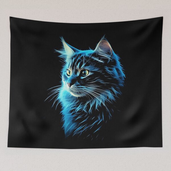 Item preview, Artistic cat - Mystical cat - Cat with attitude - Cat obsession - Cat and the hat designed and sold by JansenGS.