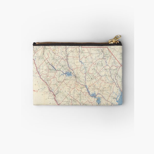 Item preview, Vintage South Carolina Postal Route Map (1953) designed and sold by BravuraMedia.