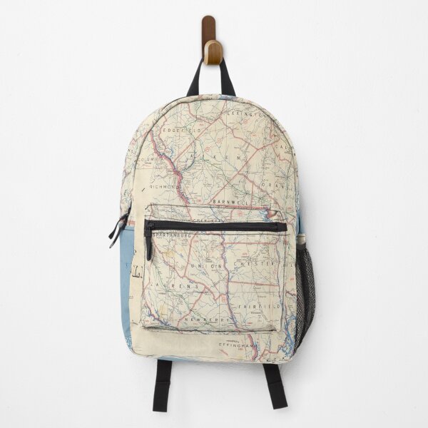 Item preview, Vintage South Carolina Postal Route Map (1953) designed and sold by BravuraMedia.