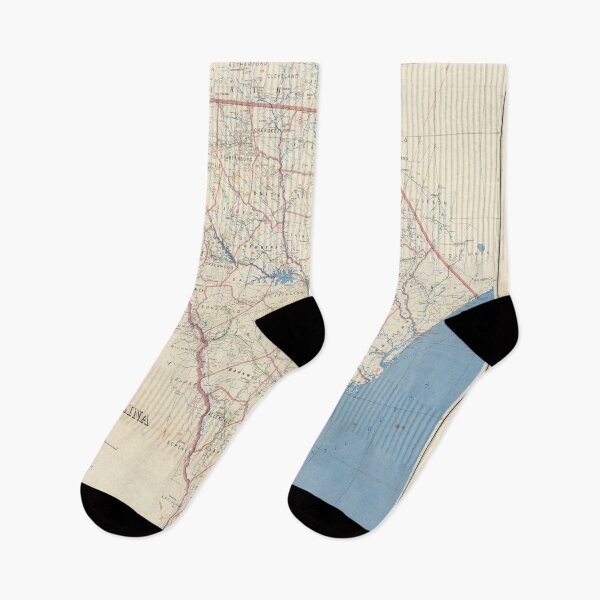 Item preview, Vintage South Carolina Postal Route Map (1953) designed and sold by BravuraMedia.