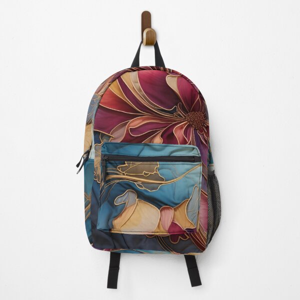 Item preview, colorful detailed silk flower art print designed and sold by dcrc.