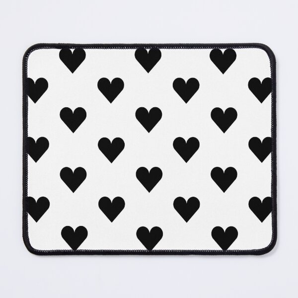 Item preview, Medium BLACK and WHITE LOVE HEARTS designed and sold by RachelMacht.