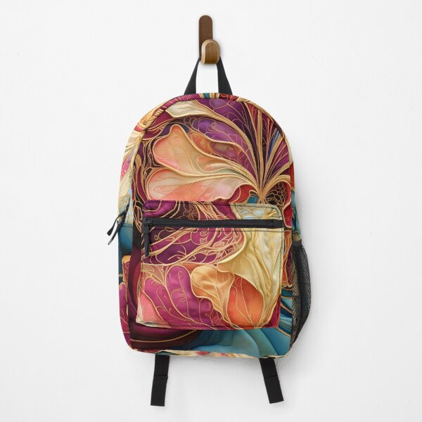 Item preview, colorful detailed silk flower art print designed and sold by dcrc.