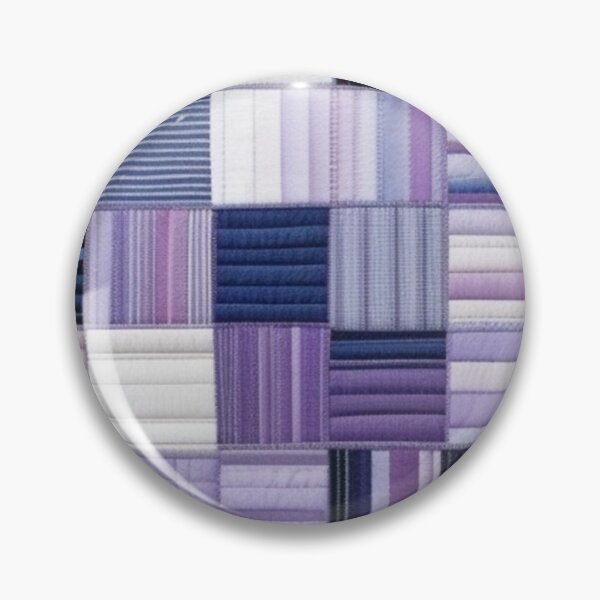 Item preview, Purple stripes Patchwork pattern  designed and sold by Roxburylane.