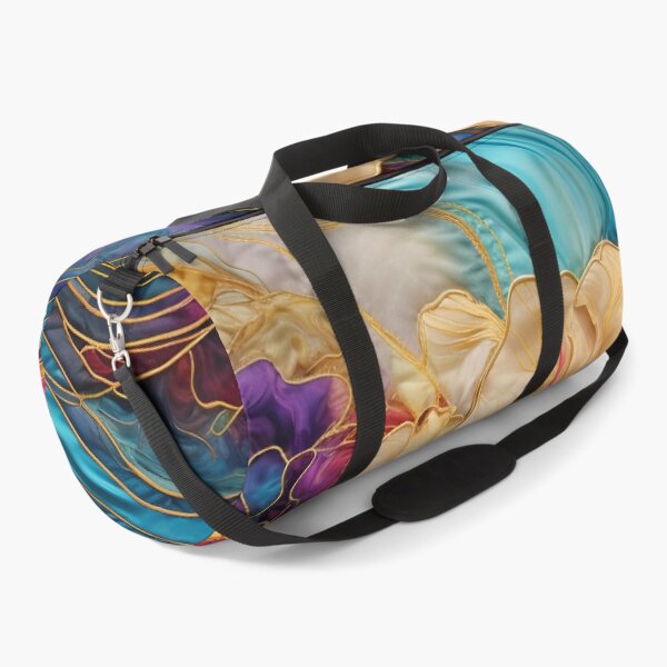 Item preview, colorful detailed silk flower art print designed and sold by dcrc.