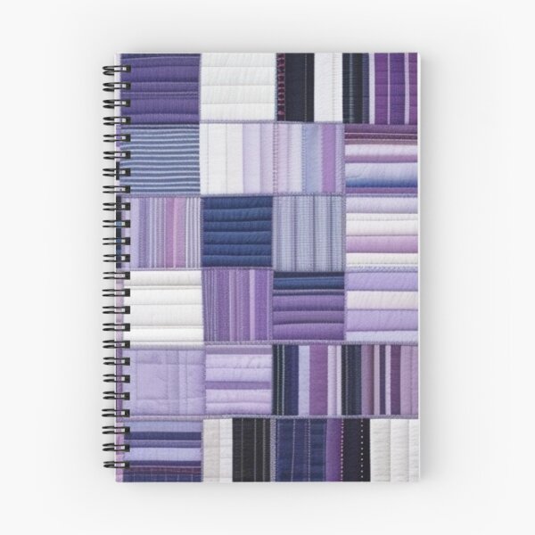 Item preview, Purple stripes Patchwork pattern  designed and sold by Roxburylane.