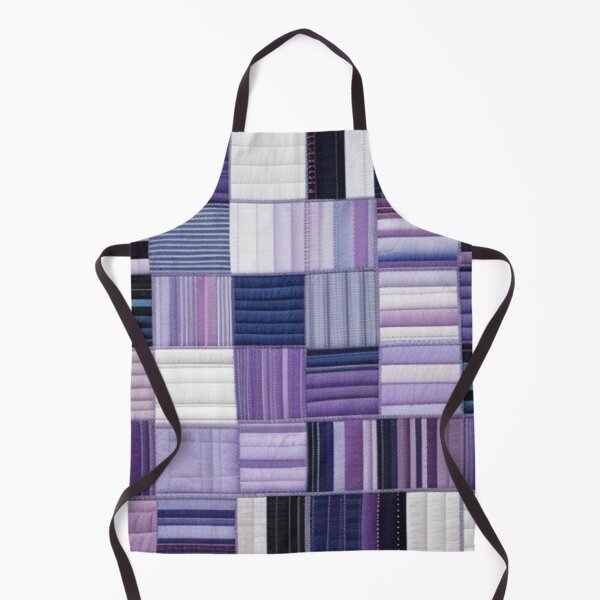Item preview, Purple stripes Patchwork pattern designed and sold by Roxburylane.