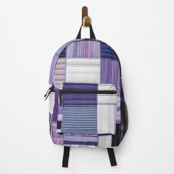 Item preview, Purple stripes Patchwork pattern designed and sold by Roxburylane.