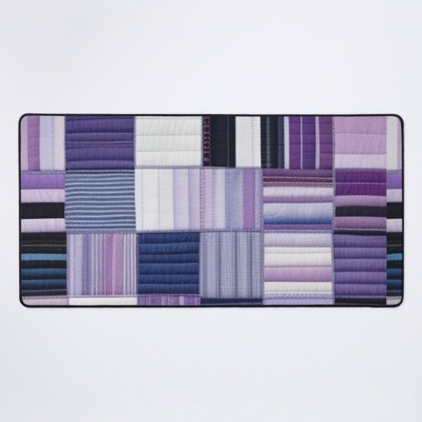 Item preview, Purple stripes Patchwork pattern designed and sold by Roxburylane.