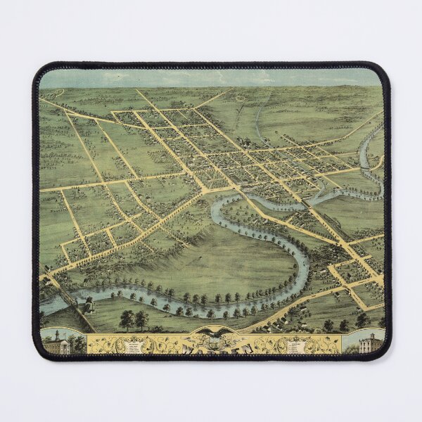 Item preview, Warren, Ohio (1870) designed and sold by allhistory.