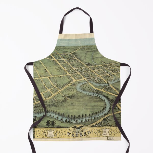Item preview, Warren, Ohio (1870) designed and sold by allhistory.