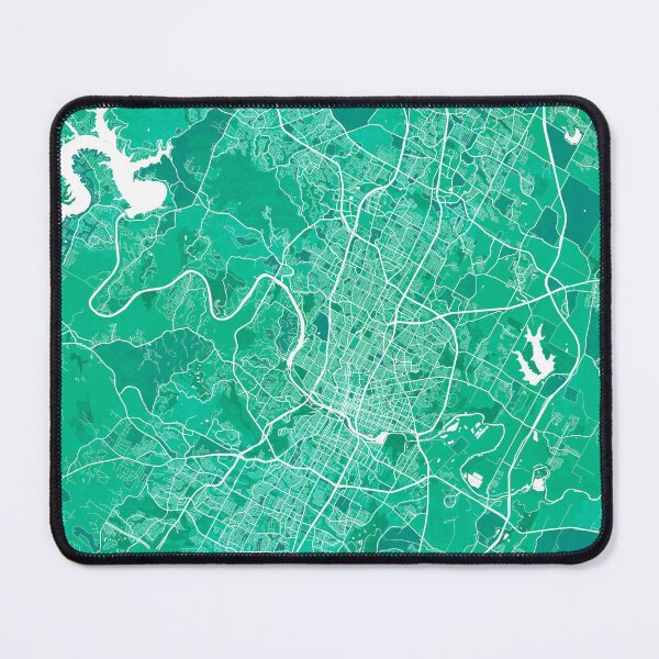 Item preview, Austin City Map of Texas, USA - Watercolor designed and sold by deMAP.