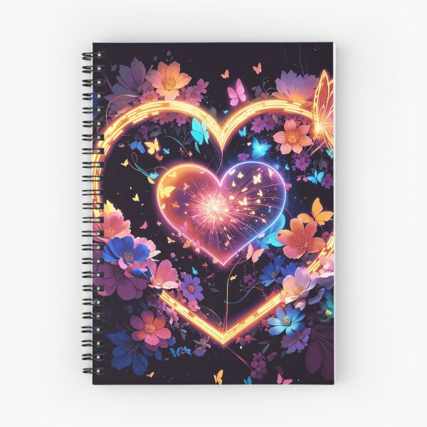 Item preview, Neon hart designed and sold by ArtfullMinds.