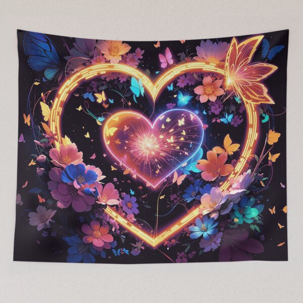 Item preview, Neon hart designed and sold by ArtfullMinds.
