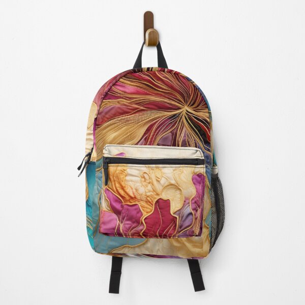 Item preview, colorful detailed silk flower art print designed and sold by dcrc.