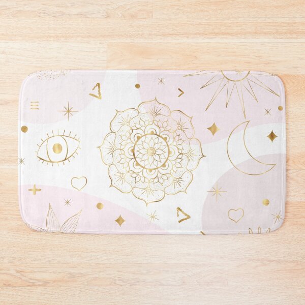 Item preview, Boho Astrology Gold Celestial Pattern designed and sold by NdesignTrend.