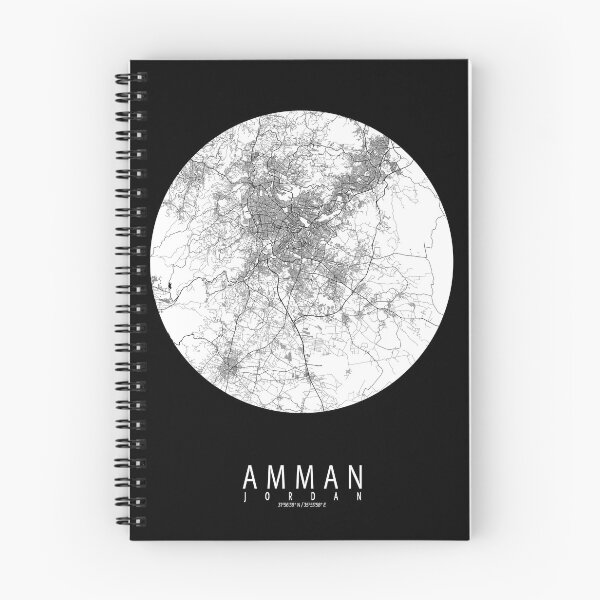 Item preview, Amman City Map of Jordan - Full Moon designed and sold by deMAP.