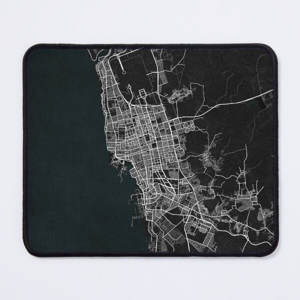 Item preview, Jeddah City Map of Saudi Arabia - Dark designed and sold by deMAP.