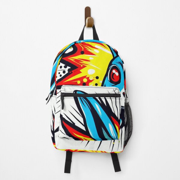 Item preview, Blue Rabbit with an Explosion in the Background designed and sold by Rafal Saluszewski.